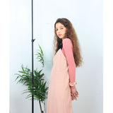 Aria dot dress (pink) (6657242988662)