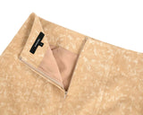 スエードミニラップスカート/DOZI - Suede Mini Wrap Skirt _ Camel