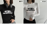 エンドレススパンデックススリムロングスリーブT / Endless Spandex Slim Long Sleeve Tee