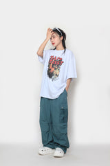 スナップワイドカーゴパンツ / Snap Wide Cargo Pants