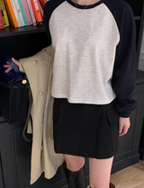NP Cargo Back Banding Mini Skirt (3color)