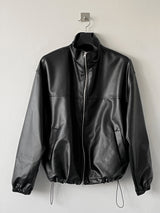 シンプルレザーストリングジャケット