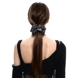 NO.445 ブラックデニムヘアシュシュ