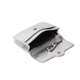 DOT Compact Keyring Card Wallets silver