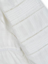 レースリンクルパフブラウス / Lace Wrinkle Puff Blouse (2colors)