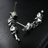 メインゴーシェシルバーイヤリング / Main gauche silver earring (4594627969142)