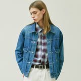 RIVETED 2ND TYPE DENIM JACKET BLUE