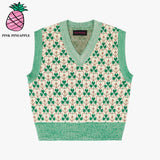 アップルジャカードベスト/APPLE JACQUARD VEST