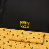 COLORING GRID PATTERN CROP DOWN JUMPER [LIGHT YELLOW]