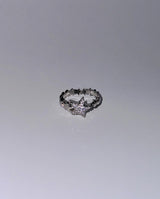[Red Velvet Irene/Sevenus Heejae/Babyzoo] Silver star all over ring