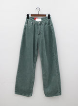ピグコーデュロイワイドパンツ/No.3058 Pig corduroy wide pants (4color)