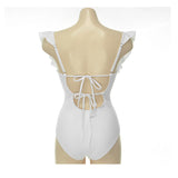 Backcross Ruffle Monokini One Piece Swimsuit SW19265F