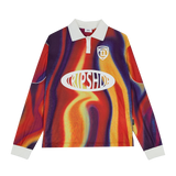 ウォータープリントサッカーTシャツ(T22123S) - レッド