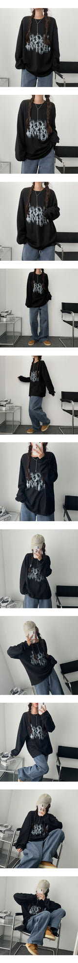 vintage gradation sweatshirt