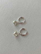 [92.5silver] ベルハートワンタッチピアス