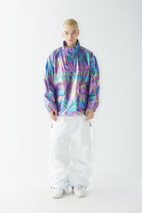 WDフューチャーリフレクティブトラックパンツ / BSR2223FWPT040 WD FUTURE REFLECTIVE TRACK PANTS WHITE