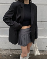 (Unisex) Button over jacket