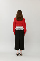Cropped sweater (With slip)                     
