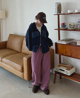 リファーラルカラーパンツ/no.513 Referral Color Pants (2color)