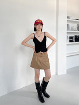 オメガレーススリーブレス/Omega Lace Sleeveless (2color)