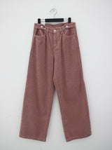 リブコーデュロイビジョパンツ/no.7715 Ribbed Corduroy Bijo Pants (2color)