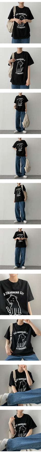 シティーカットショートスリーブTシャツ/City Cat Short Sleeve Tee