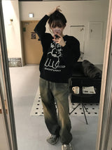 ミレニアルビンテージワイドデニム