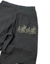 Flame wide work pants