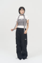 ニットチューブトップマフラー