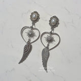 エンジェルハートピアス / Silver Angel Heart Piercing
