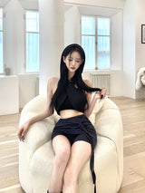 ストラップショートレギンススカ－ト/850. Strap short leggings sk (2color)