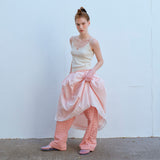 ジャカードバンディングパンツ / JACQUARD BANDING PANTS, PEACH