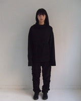 シャツフーディー BLACK