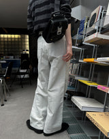 アッシャーポケットピンタックグレーデニム