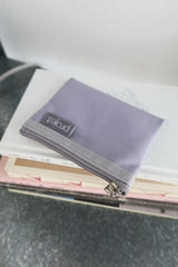 flat card pouch (pale purple)