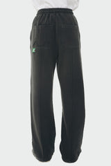 パッチスウェットパンツ/Patch sweatpants(washed charcoal)