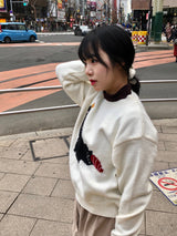 Cat tail knit