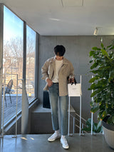 ヒデンバンディングデニムパンツ / [High quality] Hidden banding denim pants