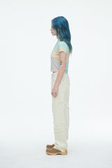 オーバーザレインボーシャーベットクロップ半袖Tシャツ / Over The Rainbow Sherbet Crop T no.2