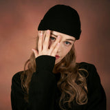 Minimal label beanie