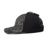 BSRABBIT EARFLAP HAT MULTI GREEN