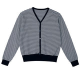 SMALL STRIPE CARDIGAN_NAVY (6600101494902)