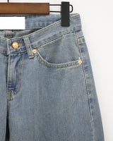 メディアムブルーローライズデニムパンツ / no.428 Medium Blue Low Rise Denim Pants