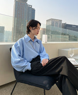 [自主製作] [Restock] FOR YOU , ワイドバールンシャツ (4 color)