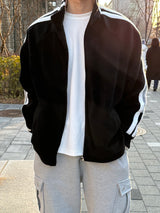 LMN ラインフリースジャージー / LMN line fleece jersey (black)