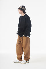 バギーコットンパンツ/MBSRCOPT134 MID90 BAGGY COTTON PANTS CAMEL