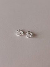 [92.5silver] ラインハートワンタッチピアス