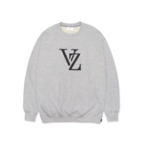 Monogram Black Big Logo Sweatshirt Gray