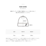 VA Brooch Bokashi Knit Beanie Black