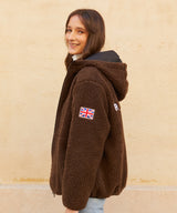 フリースオーバーサイズジャケット/RCH fleece oversized Jacket brown
